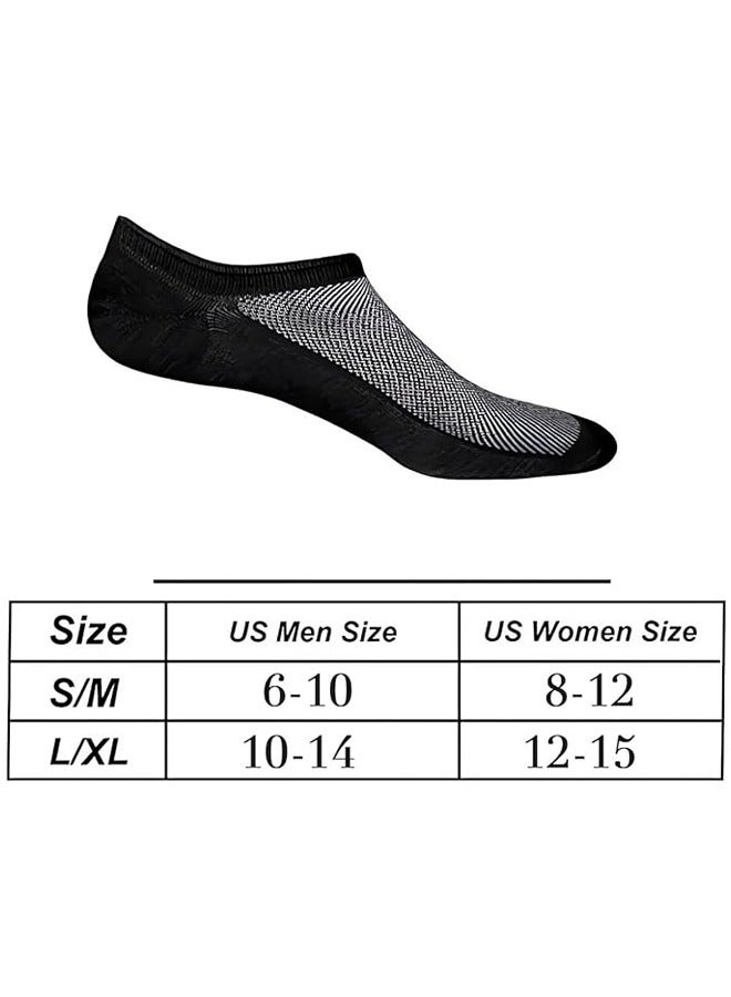 DUNISO 8 Pairs Men's Ankle Athletic Socks,Non-Slip No Show Socks,Low Cut Ankle Sock,Men Short Socks Casual Cotton Sports Socks - Image 2