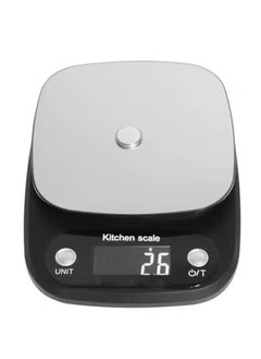 Generic Digital Kitchen Scales 1g/10kg , Electronic Kitchen Scales for baking & food , Multifunctional High Precision For Home Use Large LCD Screen , Stainless Steel Panel, Slim Body Small Household Gram Scale - black  - Image 3