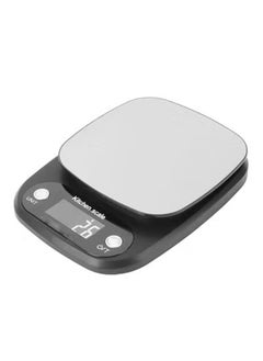 Generic Digital Kitchen Scales 1g/10kg , Electronic Kitchen Scales for baking & food , Multifunctional High Precision For Home Use Large LCD Screen , Stainless Steel Panel, Slim Body Small Household Gram Scale - black  - Image 1
