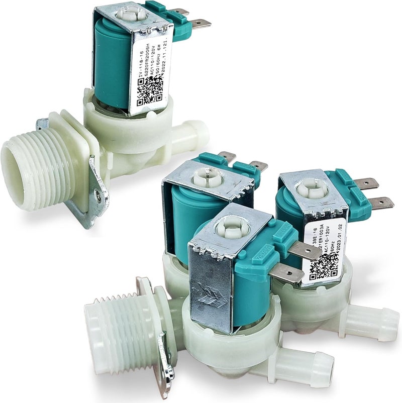 eHuangTools Washer Water Inlet Valve Set 5221ER1003A & 5220FR2006H Replacement Parts - Image 1