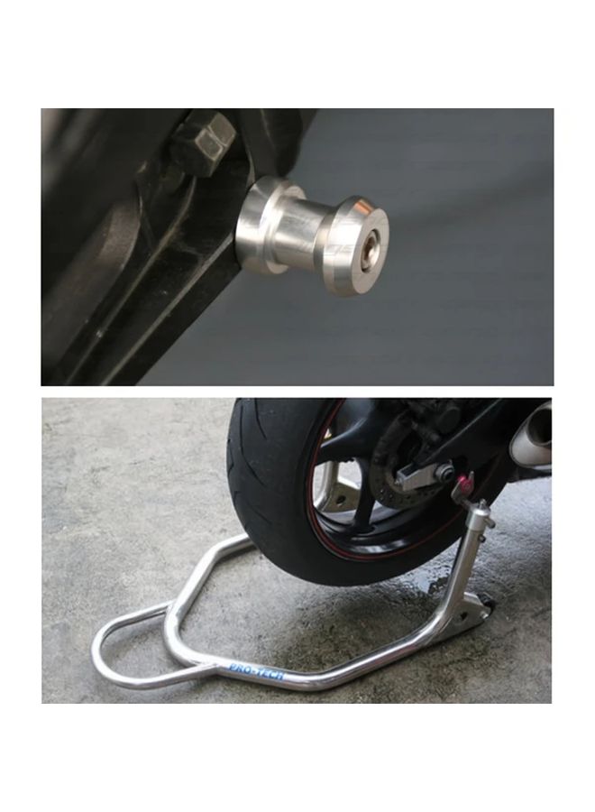 CNC Silvery Motorcycle Rocker Arm Slider Shaft Bracket Screws For 6mm Shaft - Image 3