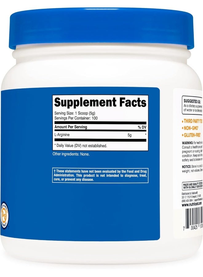 Nutricost Cellusyn - Pure L-Arginine Powder - 5000mg - Image 4