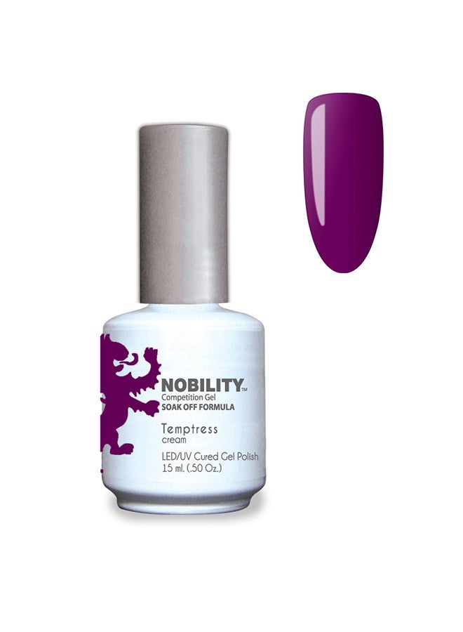 Lechat Nobility Soak Off Temptress Color Mulberry Cream UV Led Cured Nail Polish 15 ml Nbgp161