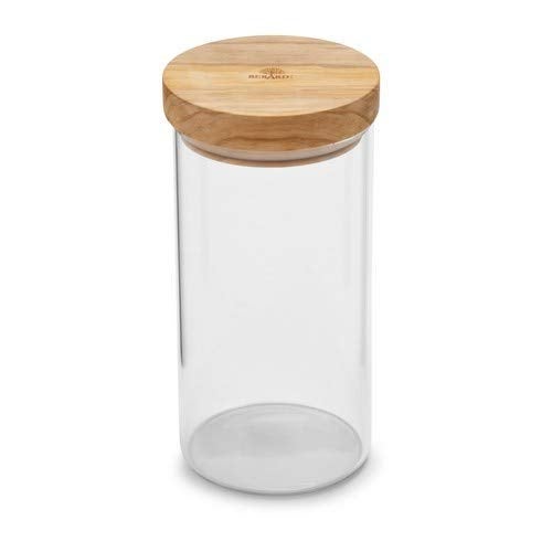 Berard Glass Storage Jar with Olive Wood Lid, 30-Ounce - Image 3