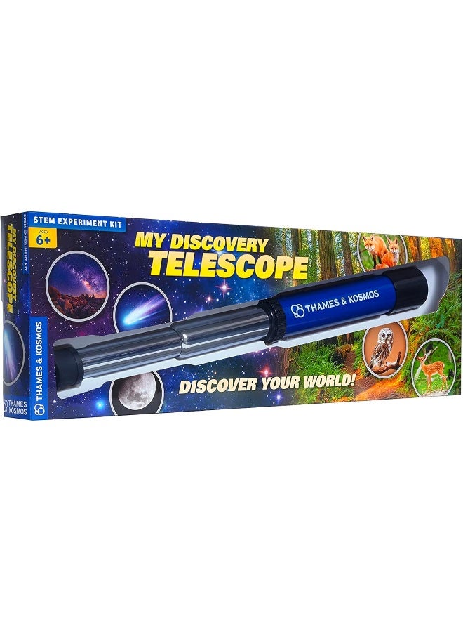 Thames & Kosmos تلسكوب ماي ديسكفري من ثيمز وكوسموس 12X تكبير بصري - Image 1