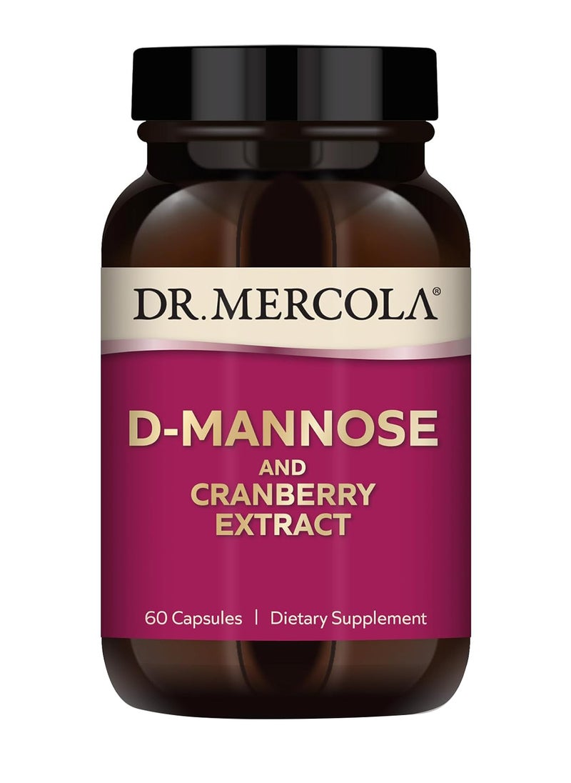 Dr. Mercola - D-Mannose And Cranberry Extract, 60 Capsules - Image 1