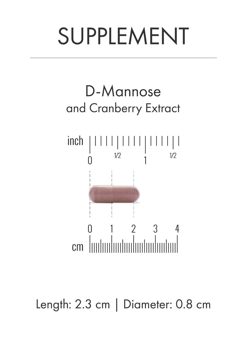 Dr. Mercola - D-Mannose And Cranberry Extract, 60 Capsules - Image 1