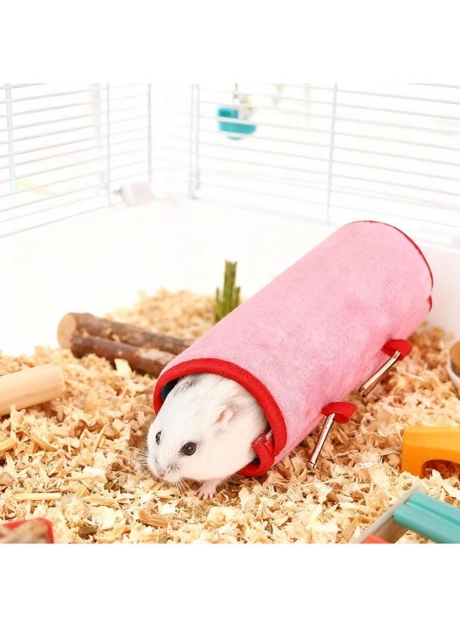  إكس إف إكسينغفو عشب قطة نوم دافئ للحيوانات الأليفة الصغيرة — سرير شتوي للخنازير الهامستر والغواصات السكرية الفئران ذي الذيل الزهري - Image 3