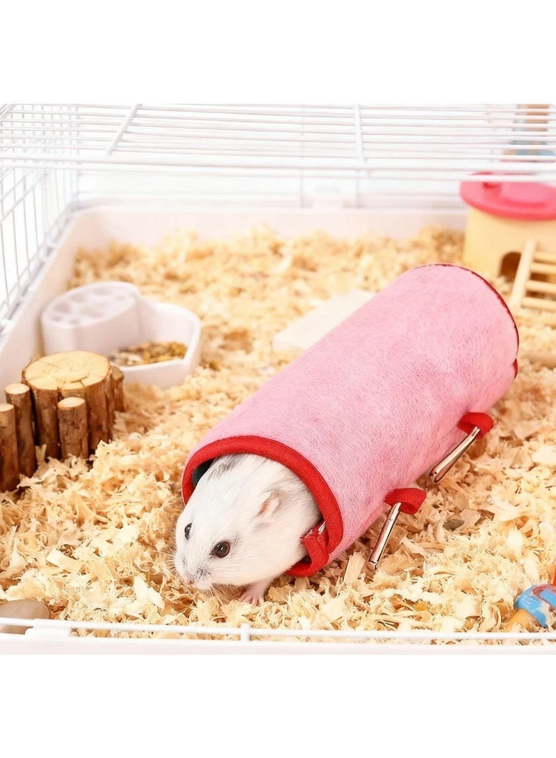  إكس إف إكسينغفو عشب قطة نوم دافئ للحيوانات الأليفة الصغيرة — سرير شتوي للخنازير الهامستر والغواصات السكرية الفئران ذي الذيل الزهري - Image 1