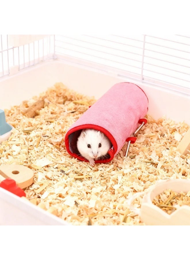 إكس إف إكسينغفو عشب قطة نوم دافئ للحيوانات الأليفة الصغيرة — سرير شتوي للخنازير الهامستر والغواصات السكرية الفئران ذي الذيل الزهري - Image 2