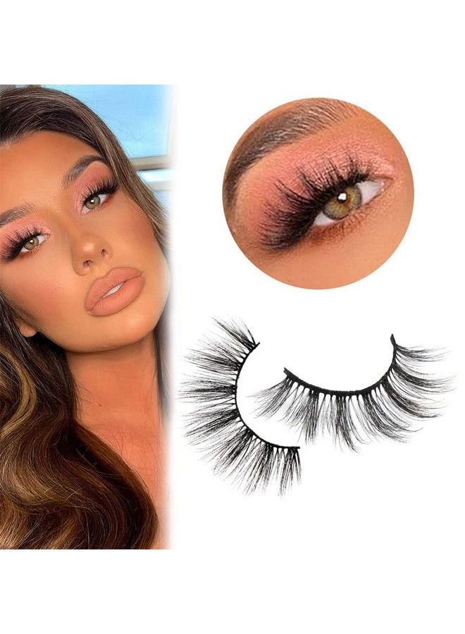 maycreate 7 Pairs False Eyelashes Party Look 3D Lashes 1518Mm Fake Eyelashes For Party - Image 5