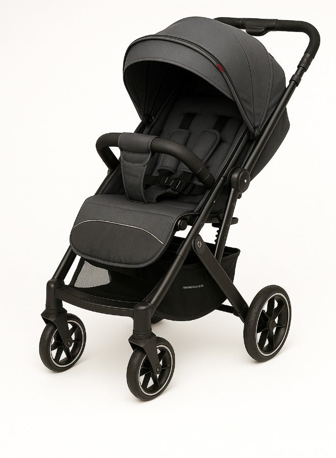 كيديليو عربة أطفال كيديلو 535 بلاك الفاخرة - تصميم أنيق وعصري - Image 2