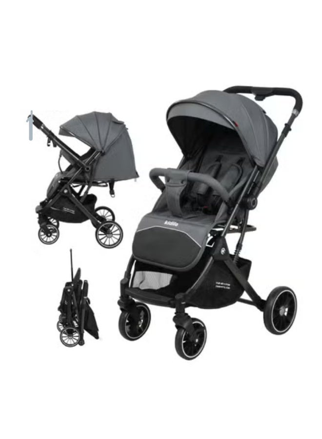 كيديليو عربة أطفال كيديلو 535 بلاك الفاخرة - تصميم أنيق وعصري - Image 1