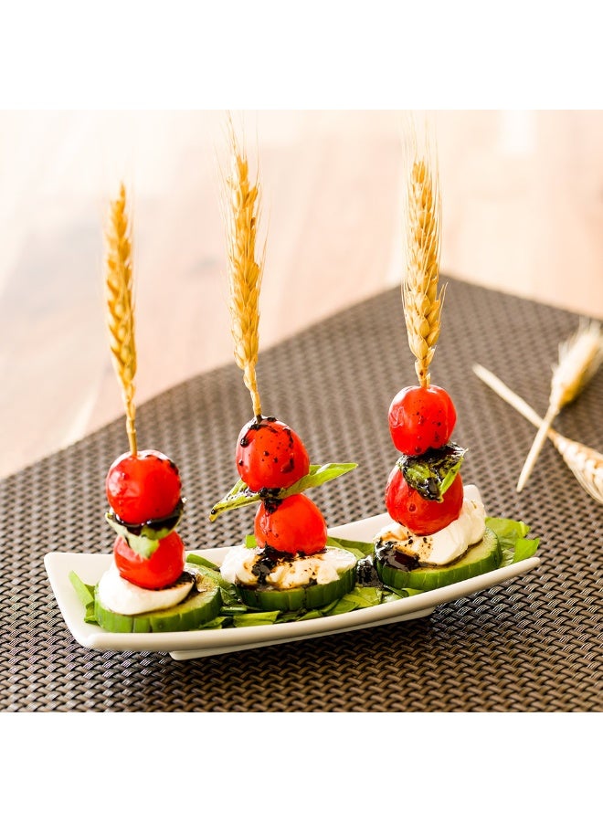 Restaurantware 6 Inch Wooden Skewers, 500 Ear Of Wheat Cocktail Skewers - Sustainable, For Drinks And Snacks, Natural Bamboo Appetizer Skewers, Disposable - Image 3