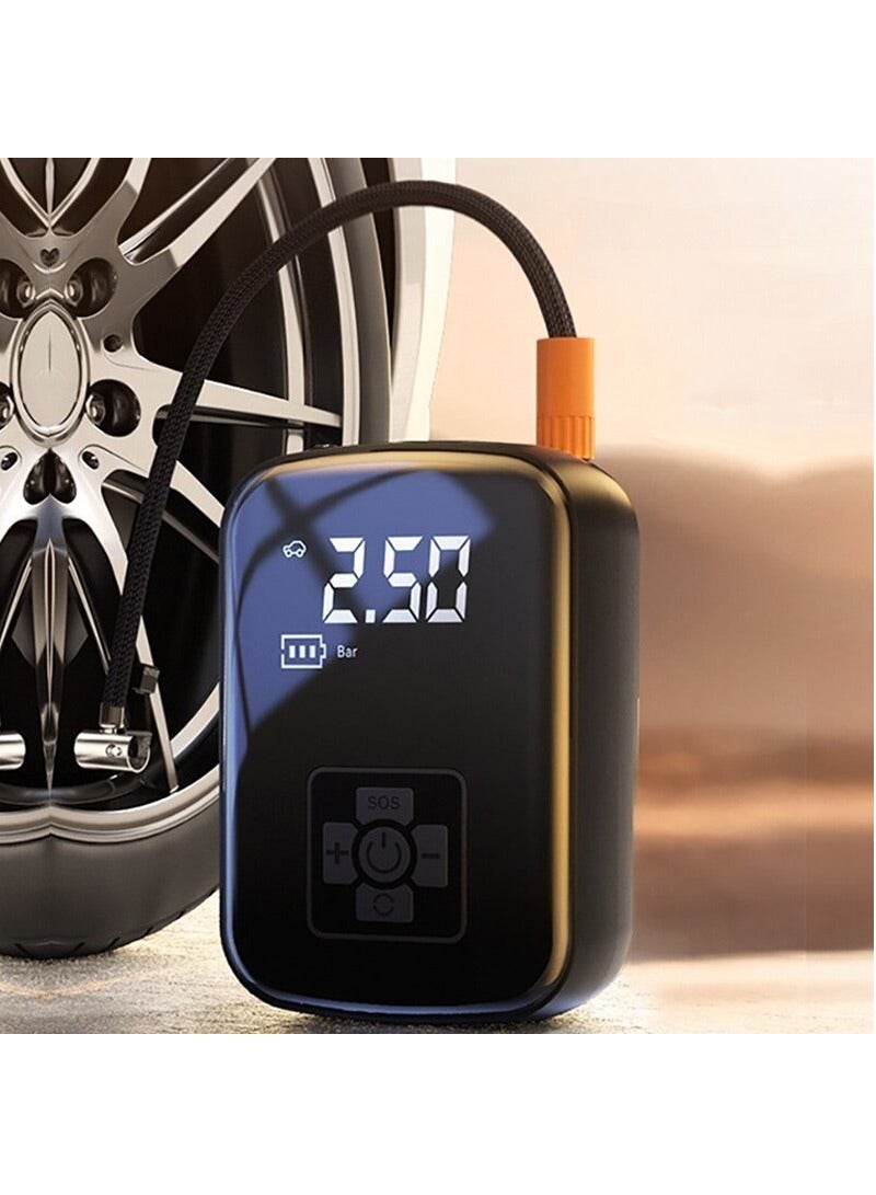 مضخة نفخ الإطارات الكهربائية لضاغط الهواء للسيارة اللاسلكية للدراجات النارية والقوارب وكرات إطارات السيارات - Image 2