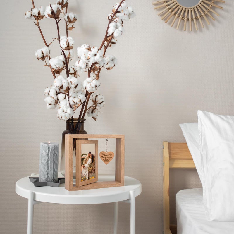 ishine Romantic Couples Picture Frames Anniversary Birthday Gifts for Her Girlfriend Graduation Gifts for Him Boyfriend  Wedding Gifts for Couples Wife Husband  I Love You to The Moon & Back (Couples Photo - Image 2