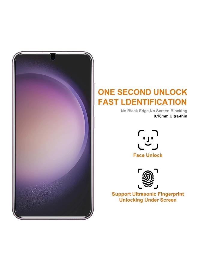 ENKAY Case For Samsung Galaxy S23+ 5G / S22+ 5G Easy Install 0.18mm High Alumina Silicon Full Glass Film, Support Ultrasonic Unlock - Image 5