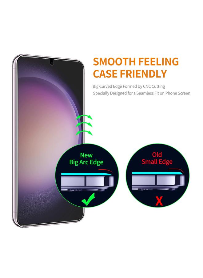 ENKAY Case For Samsung Galaxy S23+ 5G / S22+ 5G Easy Install 0.18mm High Alumina Silicon Full Glass Film, Support Ultrasonic Unlock - Image 4