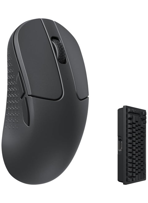 M3 Mini 4K Wireless Bluetooth 5.1/2.4 GHz/Wired Optical Mouse, Ultra-Lightweight 55g Programmable PixArt 3395 Sensor with up to 26,000 DPI/ 650 IPS 4000Hz for Windows Mac Linux