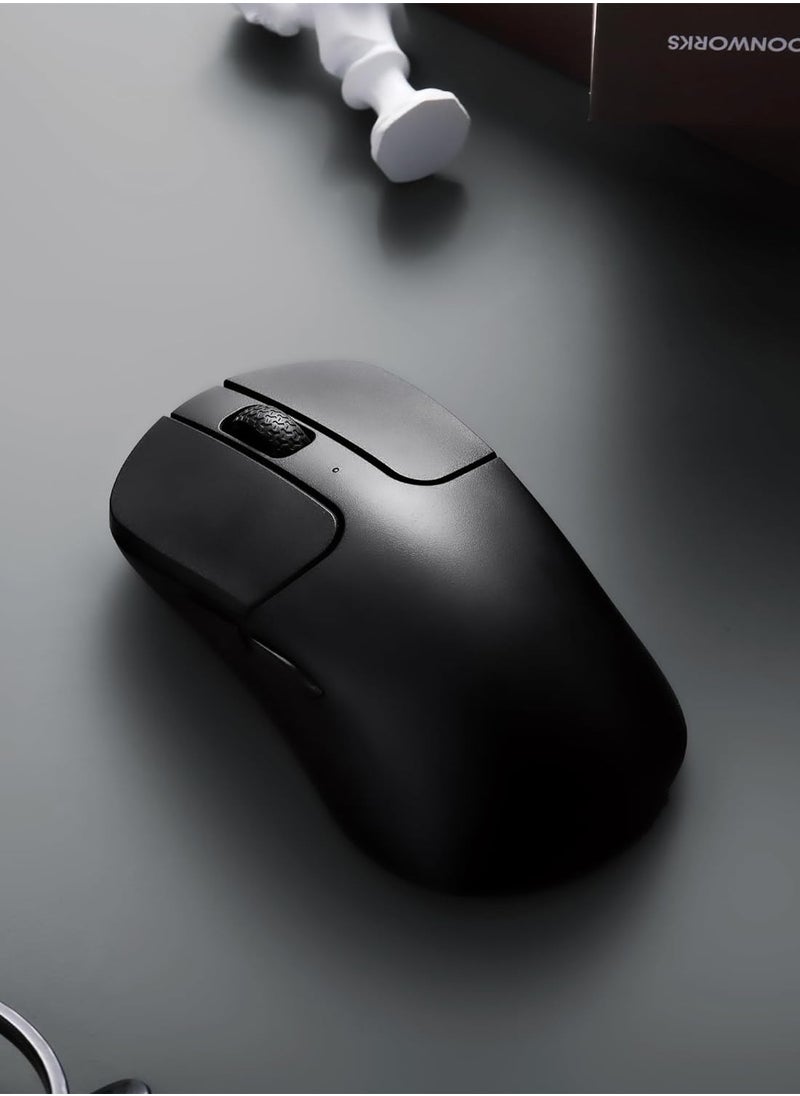 Keychron - M3 Mini 4K Wireless Bluetooth 5.1/2.4 GHz/Wired Optical Mouse, Ultra-Lightweight 55g Programmable PixArt 3395 Sensor with up to 26,000 DPI/ 650 IPS 4000Hz for Windows Mac Linux - Image 1