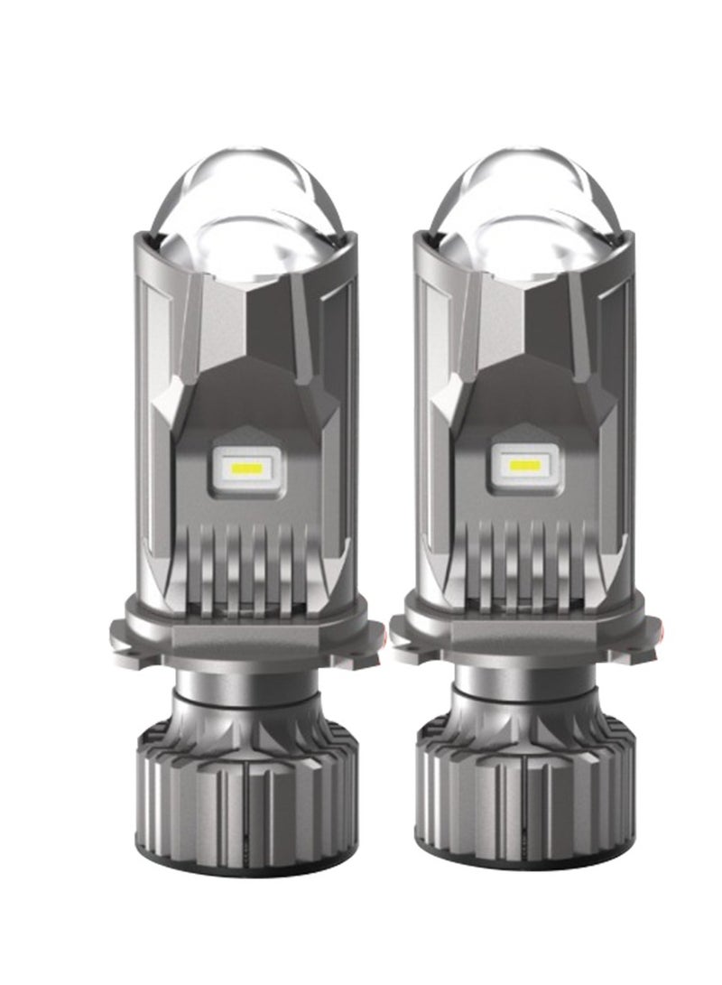 توبيز مصباح الرأس الجديد تي.أل.3 برو H4 LED من توبي، مع عدستين، شعاع قابل للتعديل باللونين الأبيض والأصفر (عالي ومنخفض) مع درجة حرارة تبريد 6500K و 4300K للضوء الأبيض والأصفر - Image 2