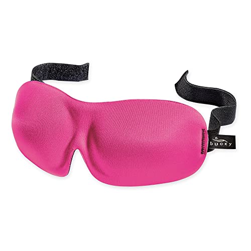40 Blinks No Pressure Solid Eye Mask for Sleep Travel Hot Pink One Size