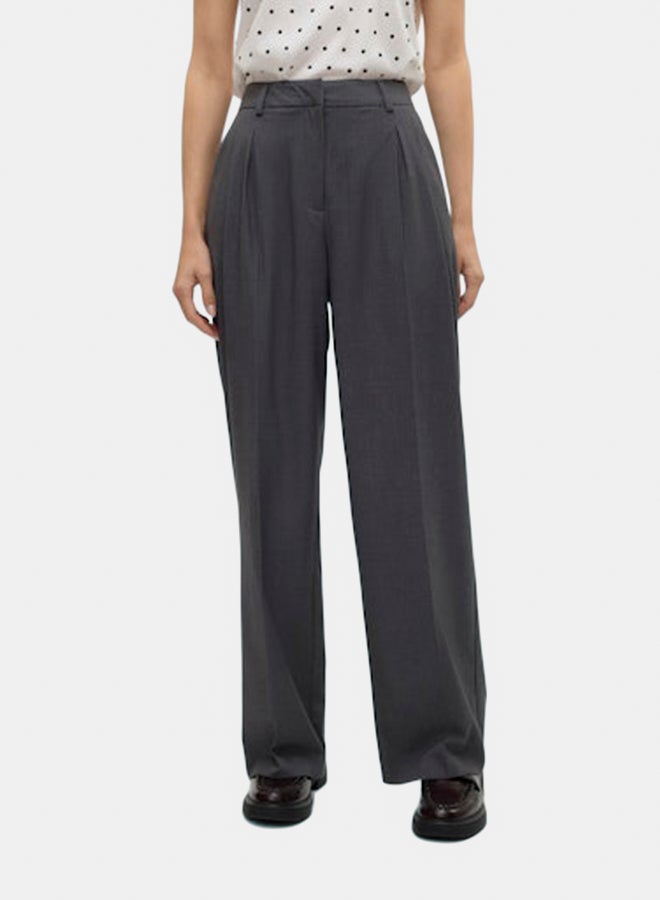 VERO MODA بنطلون عالي الخصر واسع الجيب من فيرو مودة للنساء - Image 4