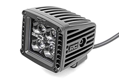 Rough Country 2" Black Series Square LED Cube Lights | Amber DRL - 70903BLKDRLA - Image 3