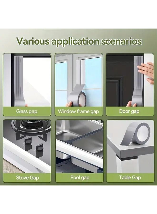 3pcs Heavy Duty Waterproof Tape 50mmx393 7inch Strong Adhesive For Indoor Outdoor Metal - Image 5