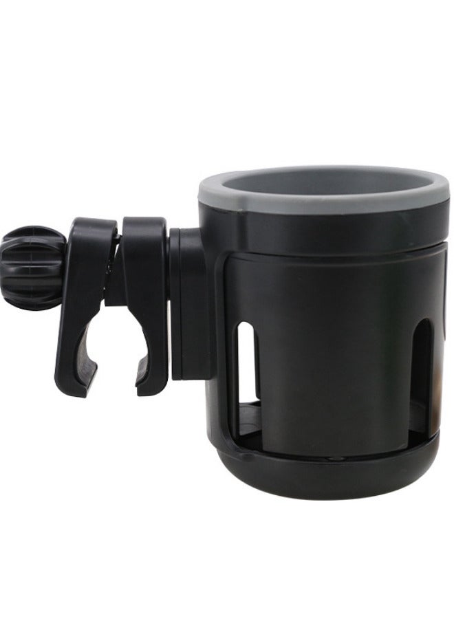 Stroller Cup and Bottle Holder - Dual Compartment, Safety Seat Compatible, Perfect for Water Bottles and Milk Bottles - Image 1