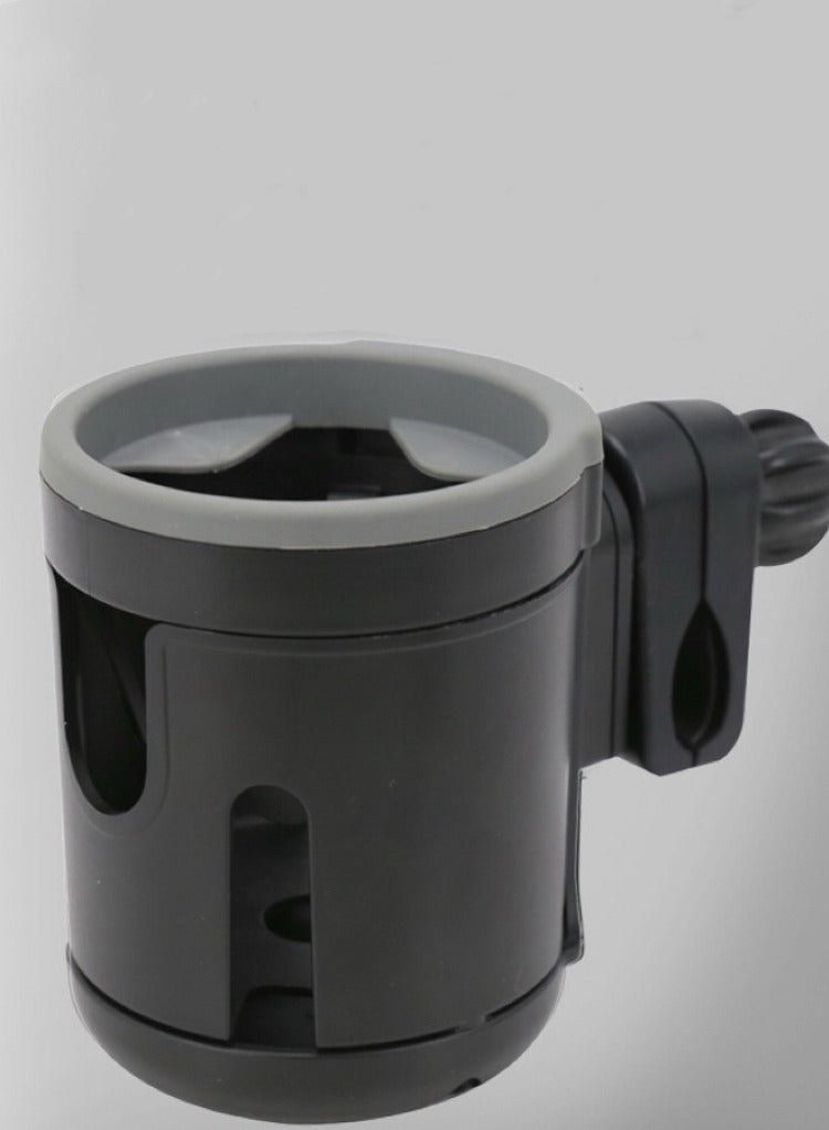 Stroller Cup and Bottle Holder - Dual Compartment, Safety Seat Compatible, Perfect for Water Bottles and Milk Bottles - Image 2
