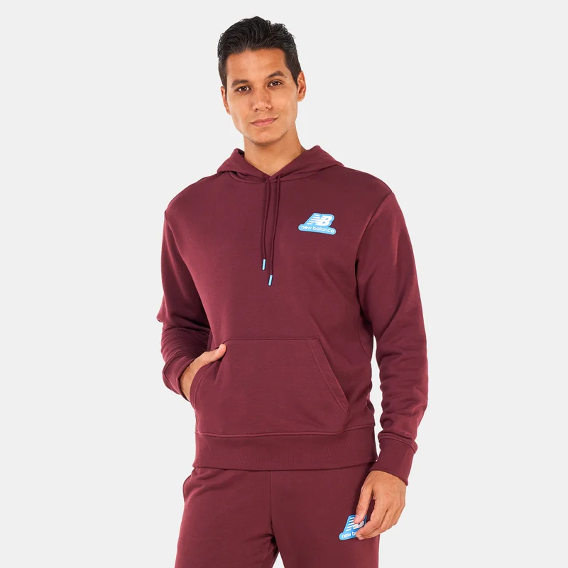New Balance Men's NB Essentials Stacked Rubber PO Hoodie