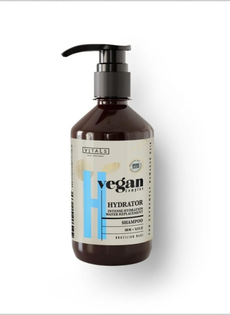 VITALS - Vegan Complex Shampoo is a treatment for dry and tangled hair. It provides deep hydration, renews its structure, strengthens the fibers and acts as a nourishment for the scalp. - Image 1