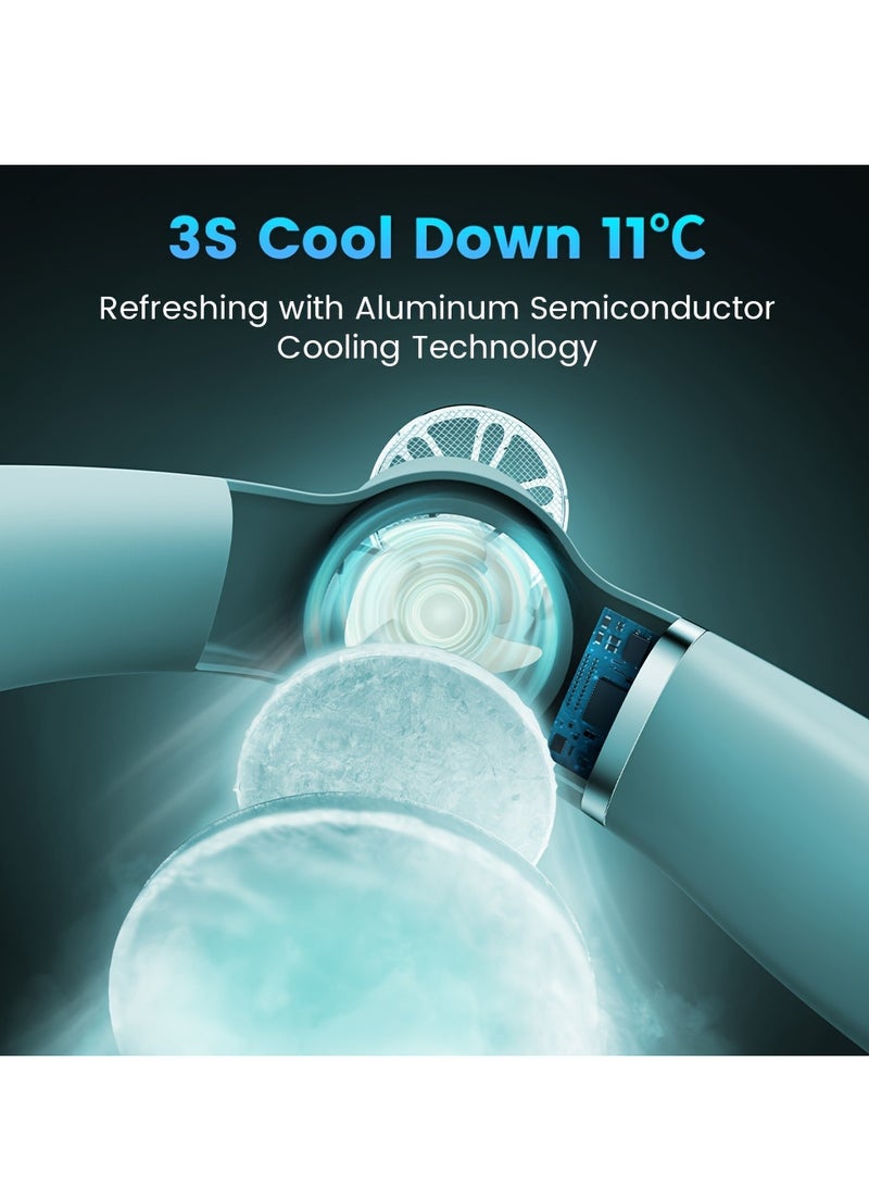 4000mAh Rechargeable Portable Neck Air Conditioner Fan - 360° Around Cooling  - Image 5