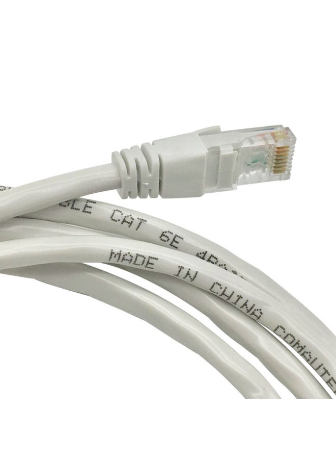 Generic Six Types Of Unshielded Network Cable Copper Clad Aluminum Core Unshielded Computer Network Cable Broadband Monitoring Twisted Pair-Color:light Gray-Line Length:10 M  - Image 2