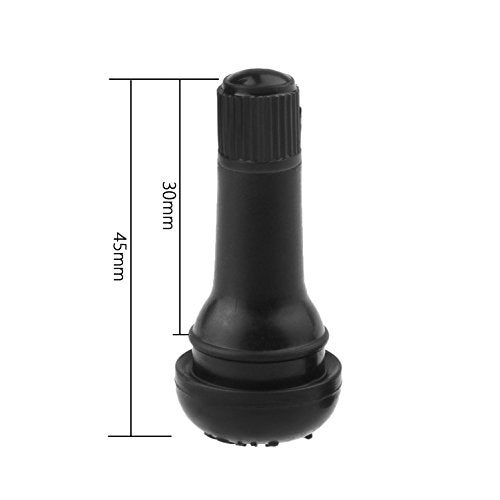 CM Cosmos Black TR413 Rubber Snap-in Valve Stems Tire Valve Stems Tyre Valve Stems, 15 Pack - Image 2