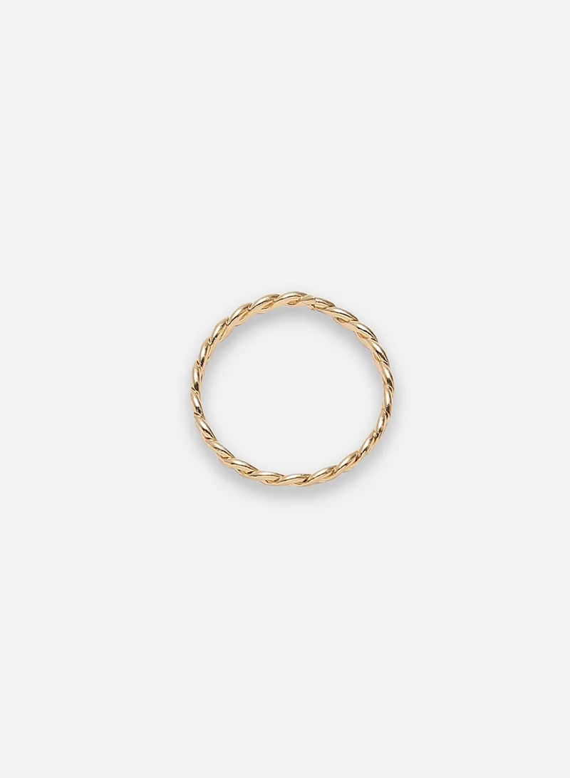 SOHI Minimal Stack Pack Of Artificial Ring Jewellery
