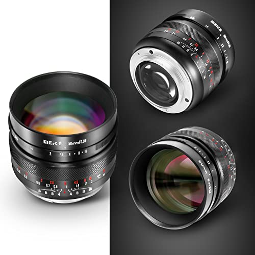 Meike 50mm f0.95 Standard Aperture Manual Focus Fixed Lens APS-C Compatible with Sony E-Mount Mirrorless Cameras ZV-E10 ZVE10 II NEX 5R NEX 6 7 A6600 A6400 A5000 A5100 A6000 A6100 A6300 A6500 A3000 - Image 3