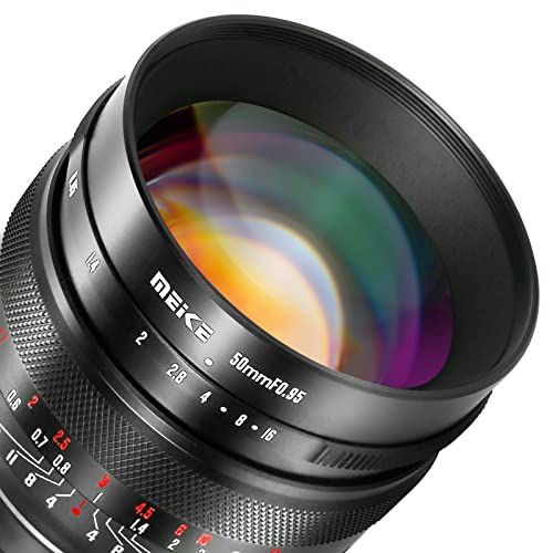 Meike 50mm f0.95 Standard Aperture Manual Focus Fixed Lens APS-C Compatible with Sony E-Mount Mirrorless Cameras ZV-E10 ZVE10 II NEX 5R NEX 6 7 A6600 A6400 A5000 A5100 A6000 A6100 A6300 A6500 A3000 - Image 5