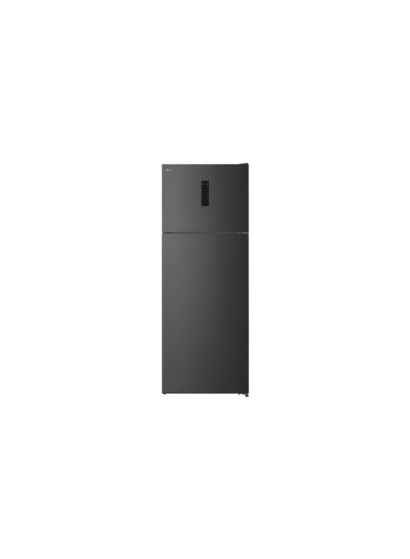 إل جي 450L Top Freezer Refrigerator Black GTF452SSAN Black - Image 1