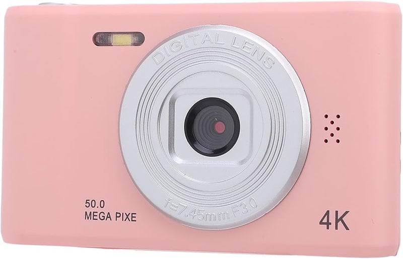 Asixxsix 4K 50MP Vlogging Camera with 8X Zoom Anti Shake No Memory Card Compact Travel Camera - Image 1