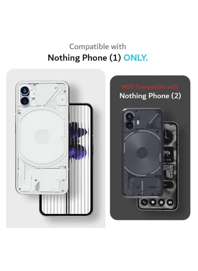 TIGER Case Compatible with Nothing Phone 1 (6.55") – Liquid Jelly Silicone Cover | Anti-Scratch, Shockproof & Flexible Protective Case – Soft-Touch, Slim & Lightweight for Nothing Phone 1  	Black - Image 2