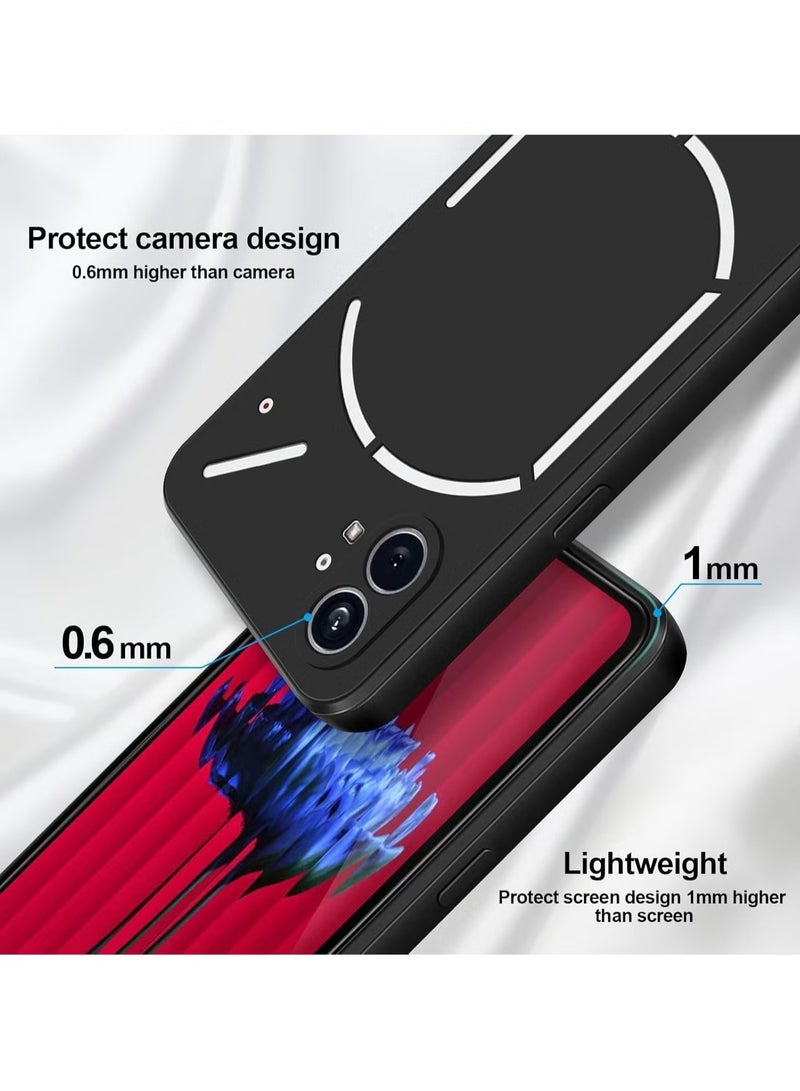TIGER Case Compatible with Nothing Phone 1 (6.55") – Liquid Jelly Silicone Cover | Anti-Scratch, Shockproof & Flexible Protective Case – Soft-Touch, Slim & Lightweight for Nothing Phone 1  	Black - Image 4
