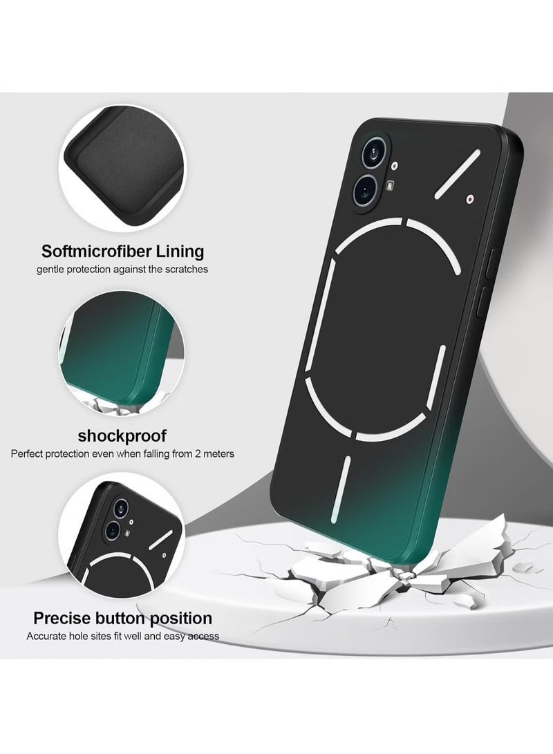 TIGER Case Compatible with Nothing Phone 1 (6.55") – Liquid Jelly Silicone Cover | Anti-Scratch, Shockproof & Flexible Protective Case – Soft-Touch, Slim & Lightweight for Nothing Phone 1  	Black - Image 5