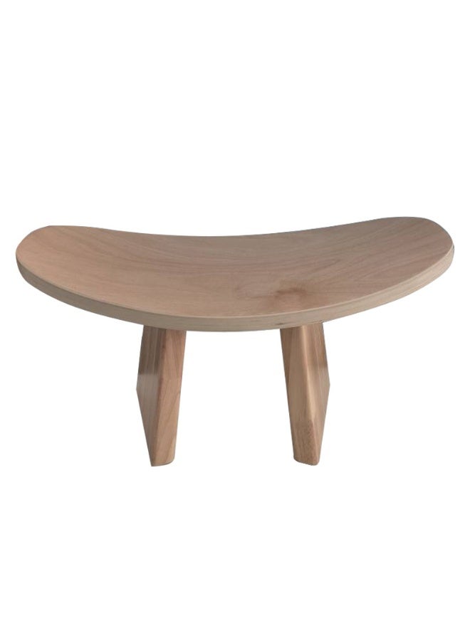 Generic Wooden Yoga Stool Meditation Stool Simple Solid Wood Kneeling Stool Special Yoga Stool Black Walnut Small Yoga Stool (42 * 21 * 16 cm)  - Image 1