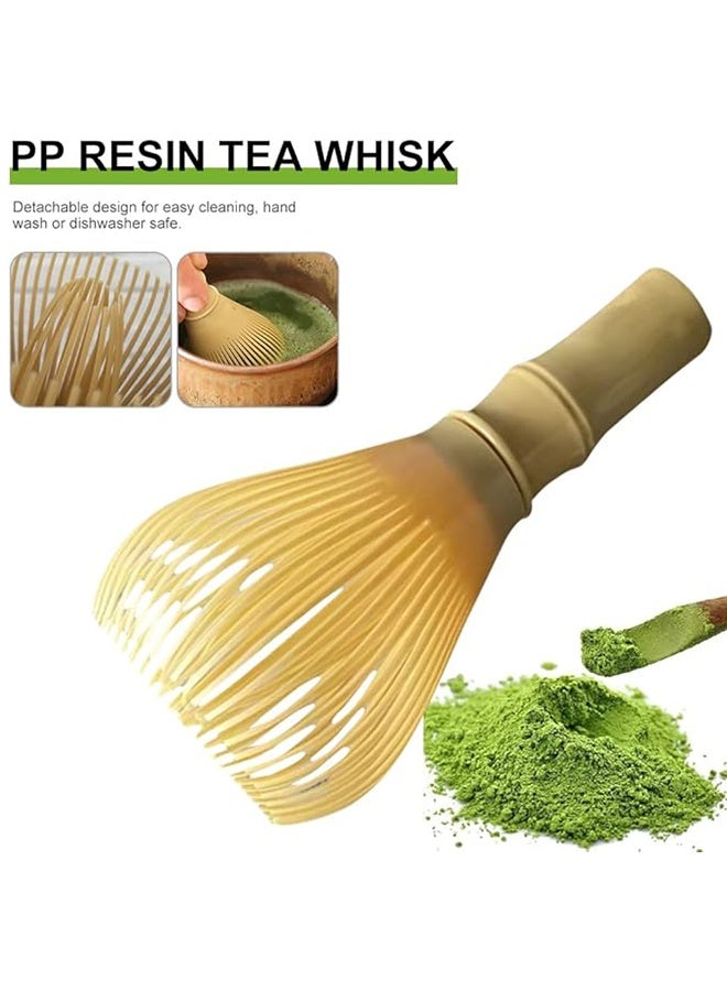 Resin Matcha Whisk Chasen Brush Tools, Food Grade Reusable Powder Whisk, for Matcha Green Tea Powder  - Image 4