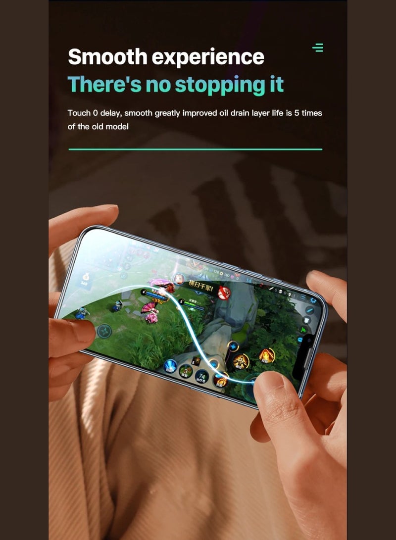 DIGI CORE Privacy Glass Screen Protector For iPhone 15 6.1 Inch Easy Installation Kit Auto Alignment 9H Hardness 99.99% HD Clear Bubble Free Anti Spy iPhone 15 Screen 5D Magic Glass Dust Extraction - Image 3