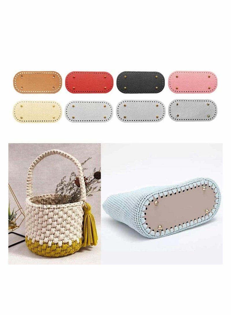 Y&D Leather DIY Bags Bottom Mat Pad Insert Base for Purse Making - 8 Colors Set - Image 4
