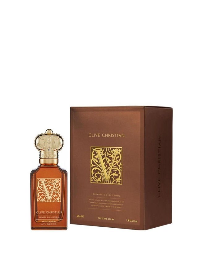 كلايف كريستيان عطر كلايف كريستيان برايفت كوليكشن V برائحة الفواكه والزهور للنساء، 50 مل - Image 2