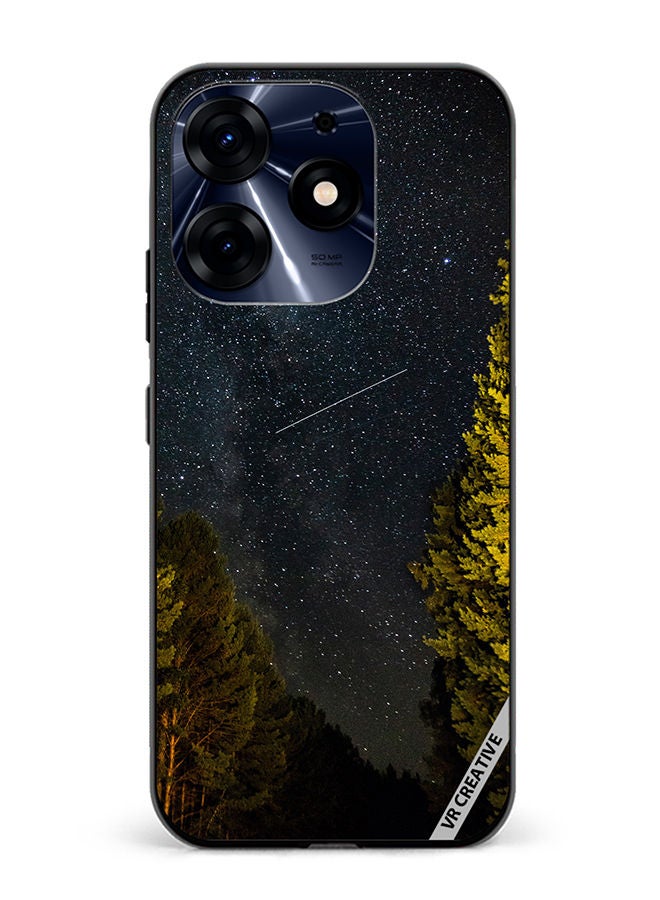 VR CREATIVE غطاء حماية لتكنو سبارك 10 برو بتصميم أضواء متداخلة متعددة الألوان - Image 1